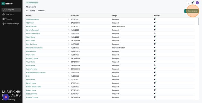 Creating a new project - Step 3 (1)