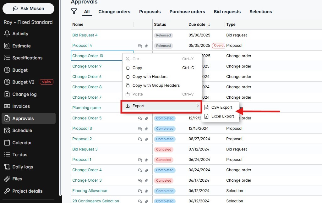 Approvals Overview