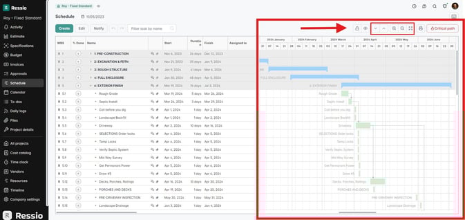 Gantt Chart