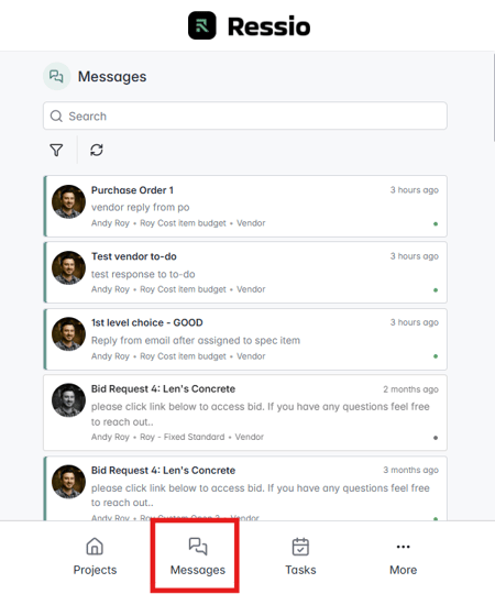 Message hub