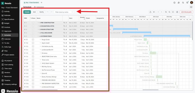 Task view