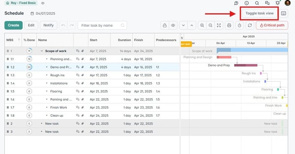 Task view1-1