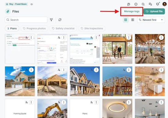 manage tags